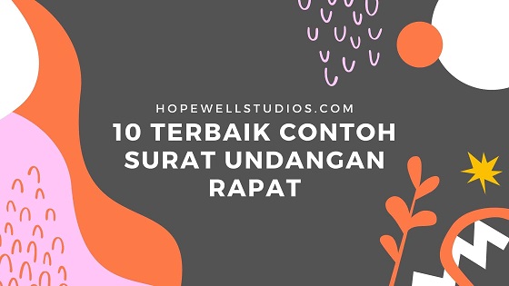 Terbaik Contoh Surat Undangan Rapat-min